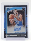 AJAY MITCHELL 2024-25 OPTIC RATED ROOKIE BLACK PANDORA RC AUTO /25 Q0338