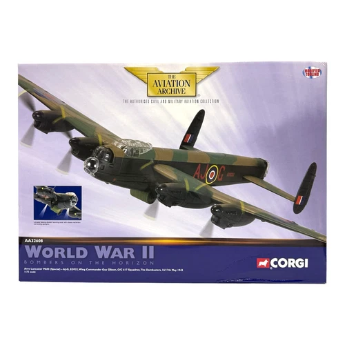 Corgi Aviation Archive 1:72 AA32608 Lancaster MKIII, WC Guy Gibson, 617 Sqn 1943 - Picture 1 of 23
