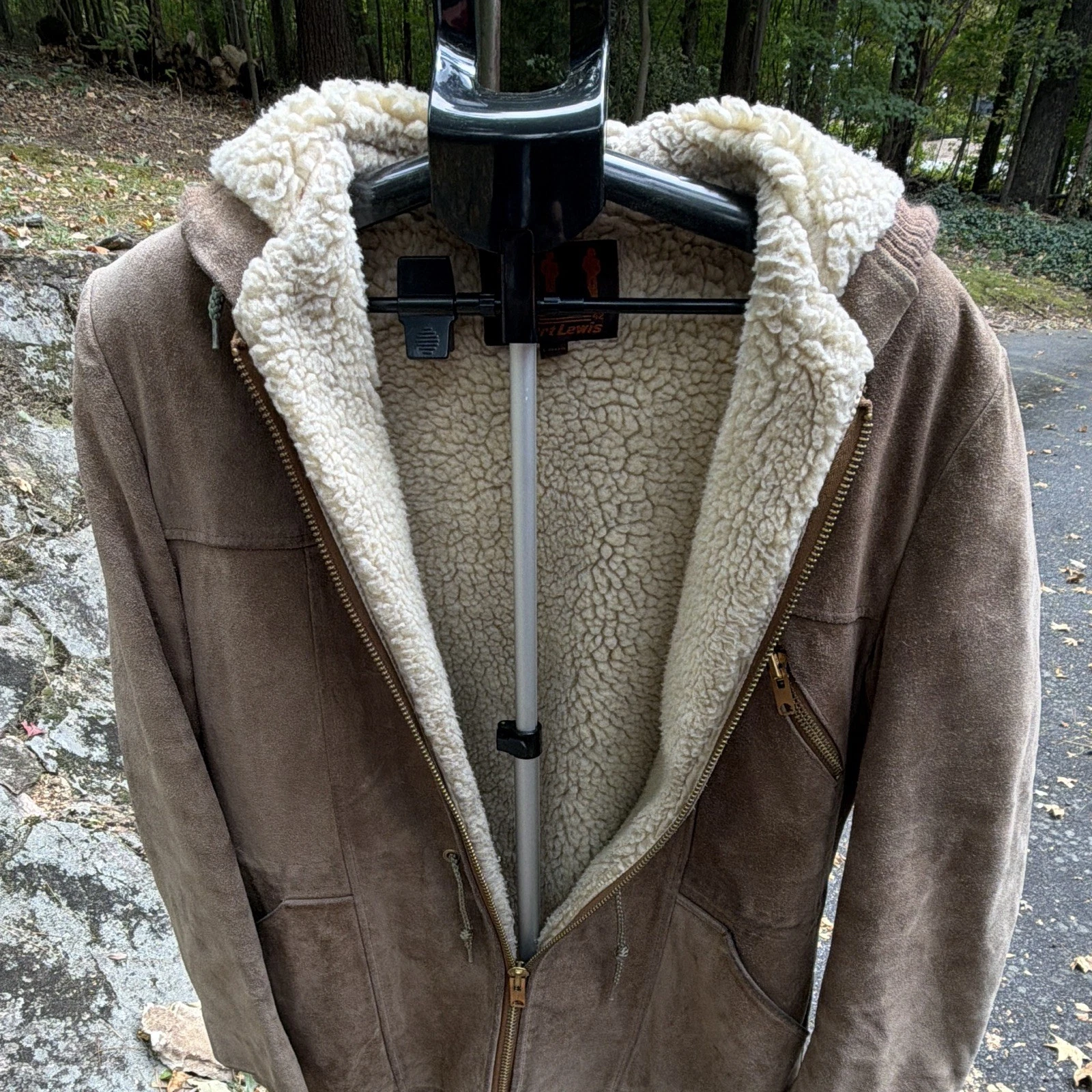 Vintage Robert Lewis “ Robert’s Idea” Suede Coat - product detail image 3