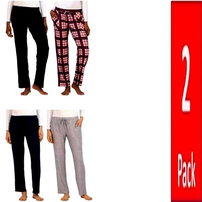 Lucky Brand Ladies' Lounge Pant With Drawstrings and Packets|2-pack | Size Small