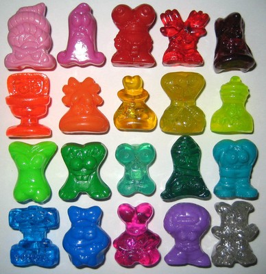 CRAZY BONES Figures Mixed Lot *20 Pieces* Classic Gogos Original 1