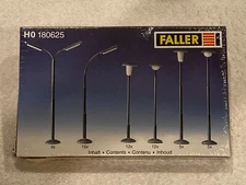 Non-working Street Lamp Set (56) - H0 (1:87) Scale - FALLER 180625 - *NEW*