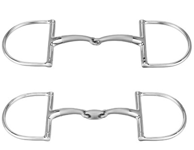 Sprenger Satinox D Ring Trense Bit Einzel-/Doppelgelenkige Lutschtablette ergonomisch