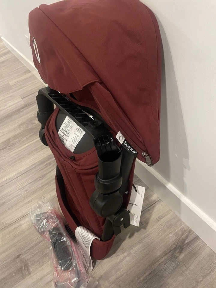 *NEW* Bugaboo Kangaroo Stroller Sibling Seat Dark Cherry 100281019 - Image 4 of 4