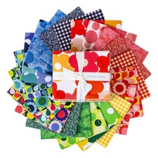 COPACETIC RETRO FLORALS Fat Quarter Bundle 21 Pieces 18"x22" Riley Blake
