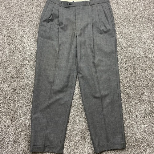Jones New York suit 44R Double Breasted Houndstooth 2 Piece Wool 37X31 - Picture 16 of 22