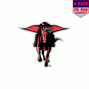 NCAA Texas Tech Red Raiders Team Decal 3-Pack