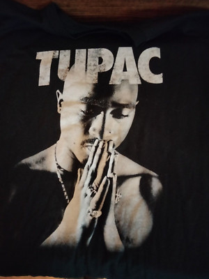 HIP HOP TUPAC 2 PAC PRAYER T SHIRT - Size M | eBay