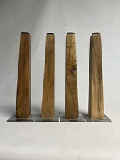 Anaya Table Legs, Set Of 4, Natural Wood Stain 14” Long