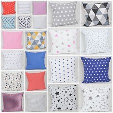 Kissenhülle Hülle Kissenbezug Bezug Kissen 100% Baumwolle 10 Maße Kinder Baby