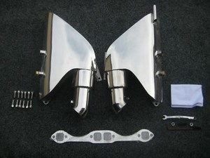 Mercruiser Stainless Steel High Rise Water Cooled Manifolds Suit S B Chev Ebay