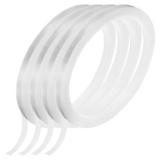 Clear Heat Tape, 4 Rolls 5mmx33m 108ft High Temperature Tape