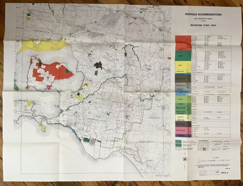 Vintage Map x 1 Phillip Island Cartography Monash University 1975 No. 11 - 第 1/4 張圖片