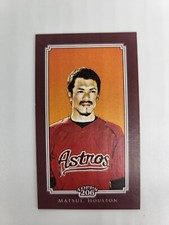 1/1 CAROLINA BRIGHTS MAROON BLANK BACK RARE 2010 Topps T206 KAZUO MATSUI ASTROS 