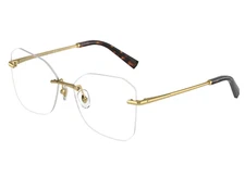 New TIFFANY & Co Eyeglasses TF 1150 6002 55-15 140 Gold &Tortoise Rimless Frames