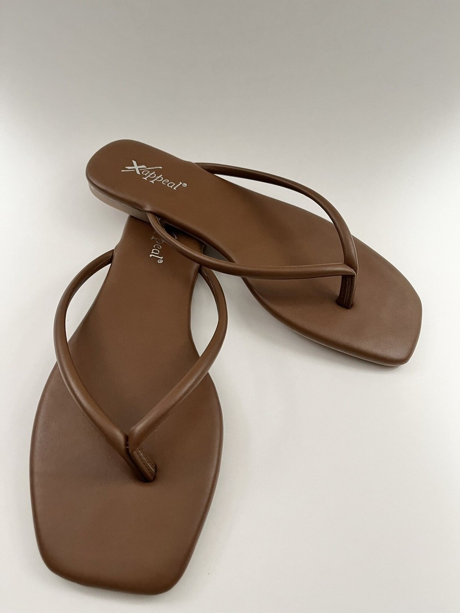 Xappeal Women's Square Toe Flip Flop / Sandals Size 6 | eBay