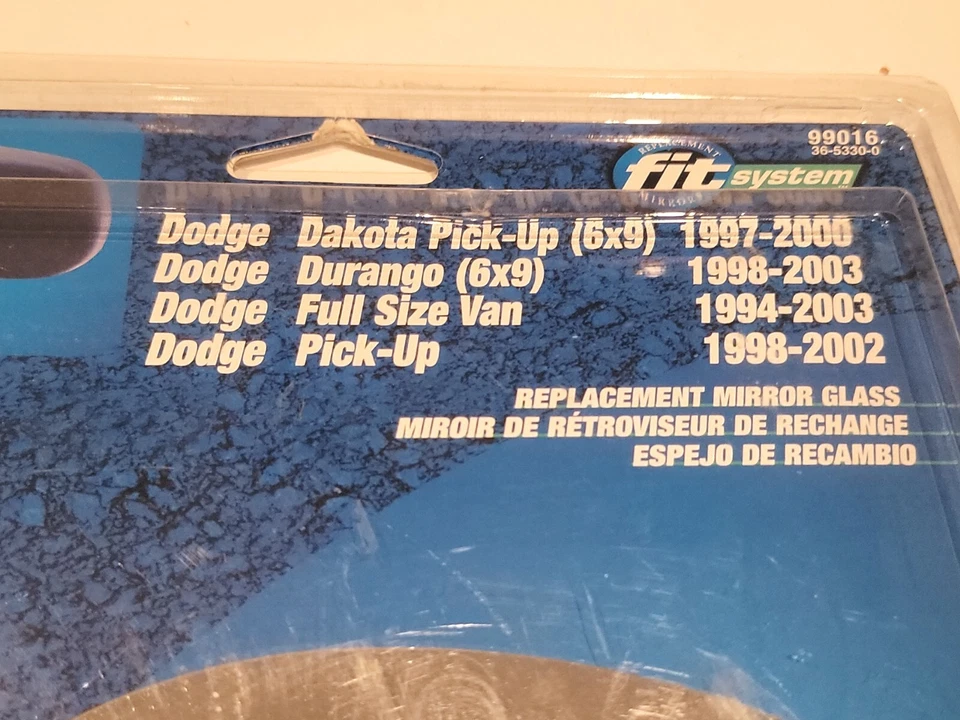 Cristal Espejo Repuesto para 97-00 Dakota Driver Side 99016 Foto 3 de 4