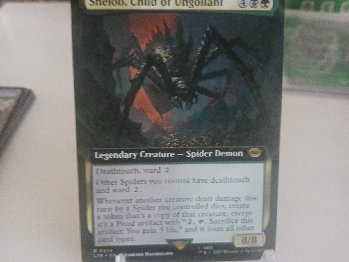 shelob mtg card Shelob, Child of Ungoliant Art [The Lord of the Rings: Tales of M Grafwidow enters the battlefield Shelob, Child of Ungoliant -