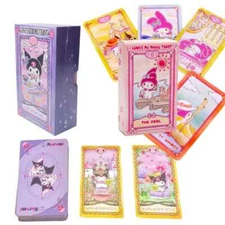 Kuromi/My Melody Tarot Deck Card 78 Cards Board Game Deck Cards Playing game