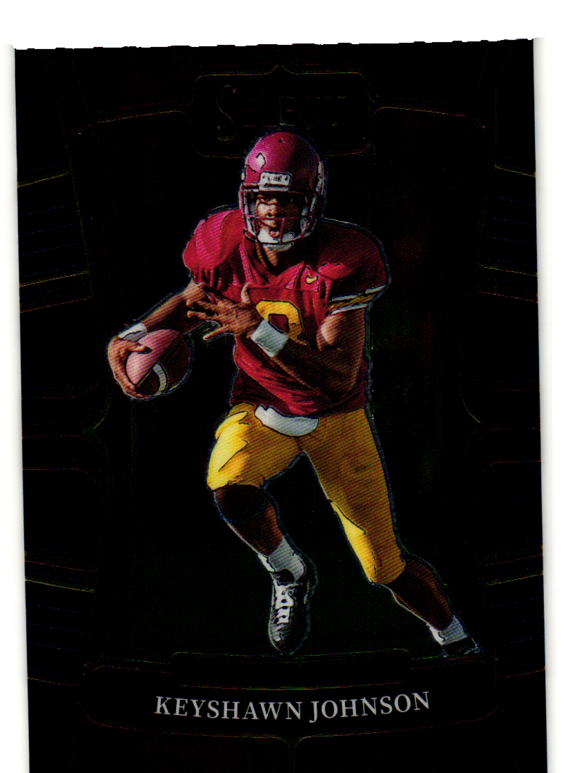 2023 Panini Select Draft Picks Keyshawn Johnson blue card 80 USC