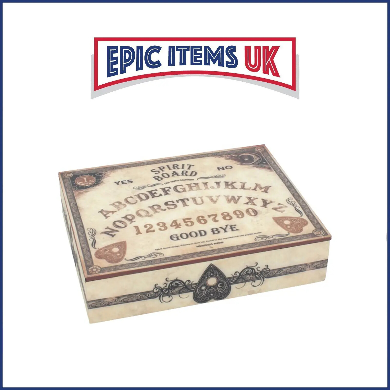 Nemesis Now Spirit Board and Planchette Jewellery Storage Box with Mirror 25cm