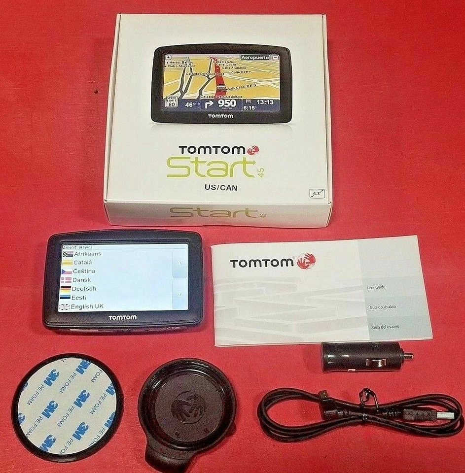 TomTom START 45S Car GPS Navigation Set US/CAN MAPs 4.3 Inch LCD 5ET4.052.00 45 - Image 2 of 4