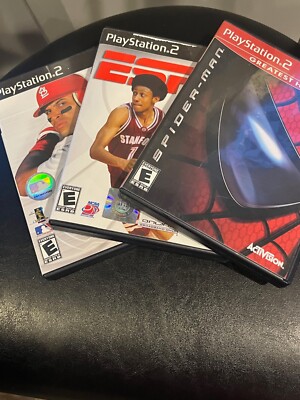 ESPN College Hoops 2K5 Basketball, MVP Baseball 2004, Spiderman