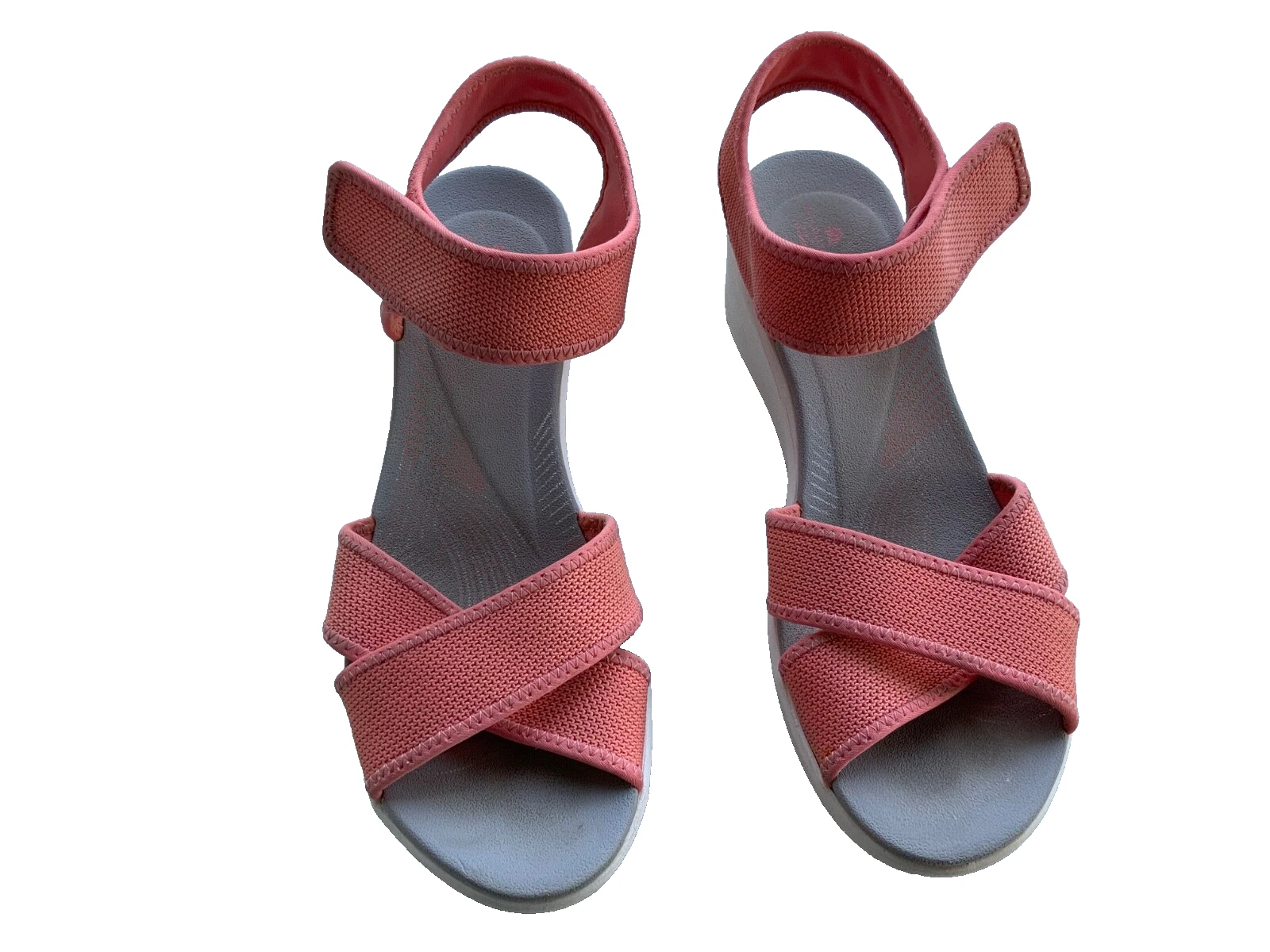 Clarks Cloudsteppers Step Cali Cove sandalo cinturino corallo donna taglia 9 M