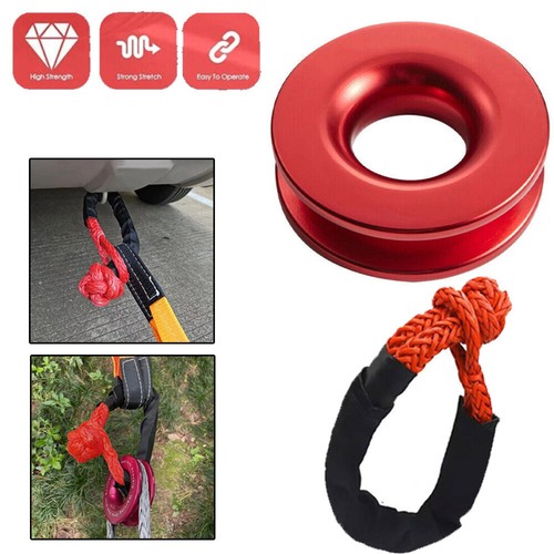 Recovery Rope TGL Snatch Block Pulley Ring With Recovery Soft Shackle For Come Along Winch - Foto 12