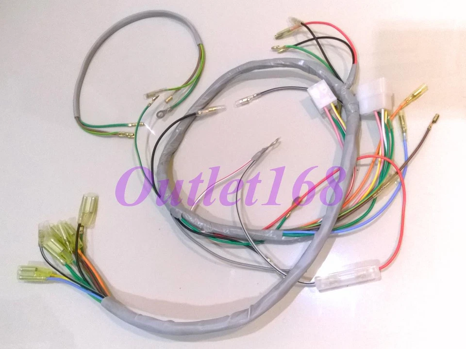 Juego de cableado arnés telar luz trasera para Honda SL 125 100 versión guiño Foto 4 de 4