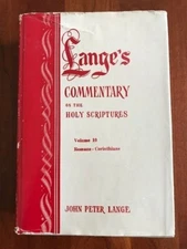 Lange's Commentary on Holy Scriptures, Critical, Volume 10 Romans-Corinthians