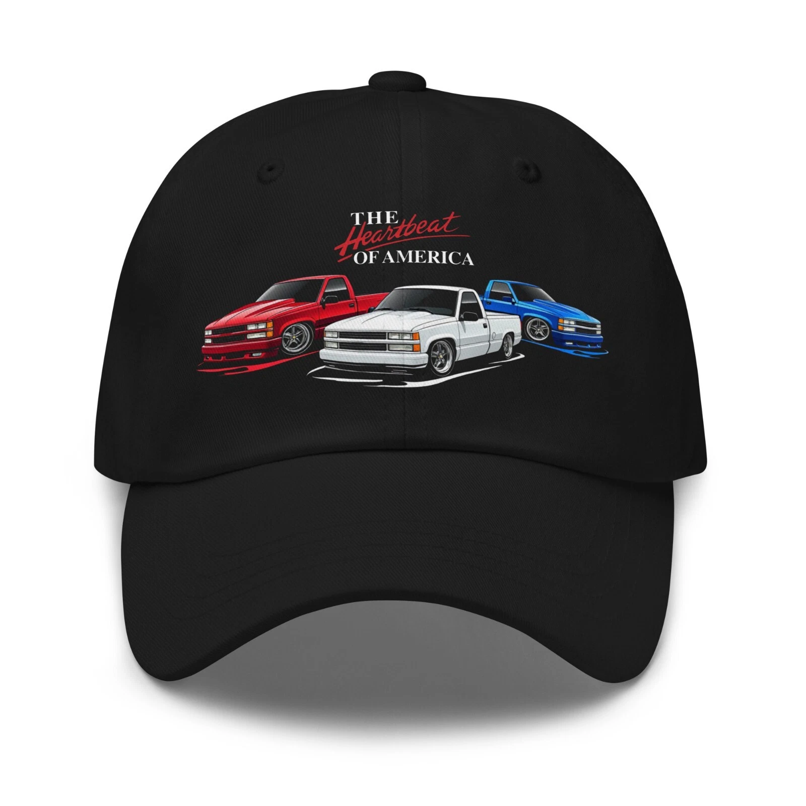 Retro Chevy OBS Dad Hat - The Heartbeat of America Pickup Design