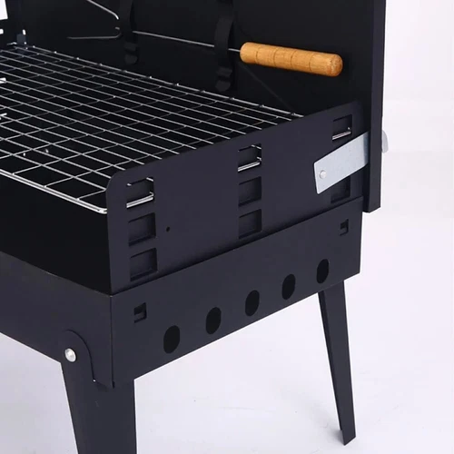 BBQ Grill Holzkohlegrill Campinggrill Klappgrill Tragbar Picknickgrill Terrasse - Bild 10 von 12