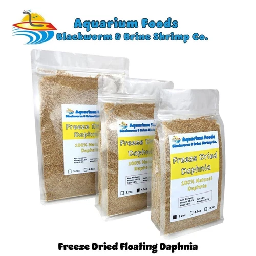 FREEZE DRIED DAPHNIA. IDEAL FOR CORALS, SMALL FISH AND FRY - FREE SHIPPING!