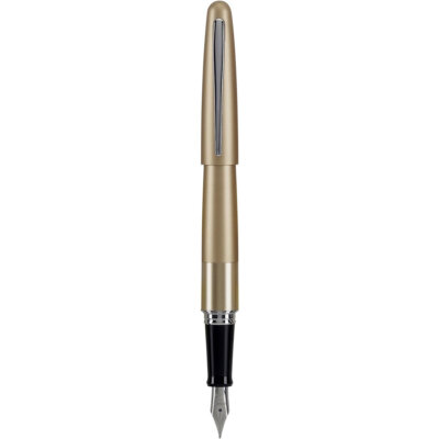 Pilot Fountain Pen Metropolitan Collection Gold Brass Barrel