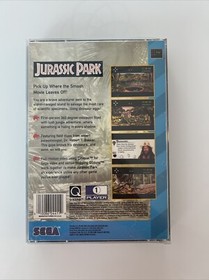 Jurassic Park (Sega CD, 1993) Complete! CIB! Reg Card! Tested!