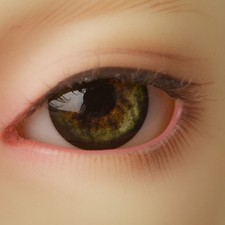 Dollmore MSD acrylic eyes OOAK 14mm - Optical Half Round Acrylic Eyes SE03