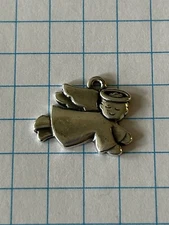 REDUCED JAMES AVERY .925 Sterling Flying Angel Charm RARE