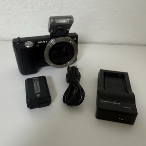 SONY NEX-5 Camera - Body, Flash, Battery, Charger - Tested & Working