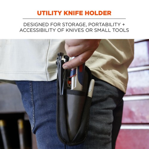 Arsenal 5567 Utility Knife Holder,Gray - Picture 2 of 8