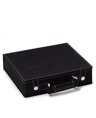 Poker Set Case, 100 Clay Poker Chips, Two Decks of Playing Cards, 5 Dice