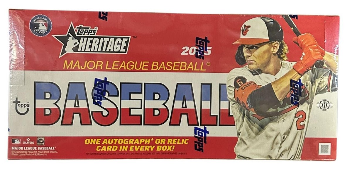 2025 Topps Heritage Baseball Hobby Box | eBay