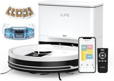 ILIFE A12pro Robot Vacuum Cleaner and Mop,Self Emptying Station for 60 Days,LiDA