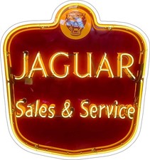 Jaguar Neon Advertising Laser Cut Metal Sign Not Real Neon Jaguar Neon Advertising Laser Cut Metal Sign Not Real Neon