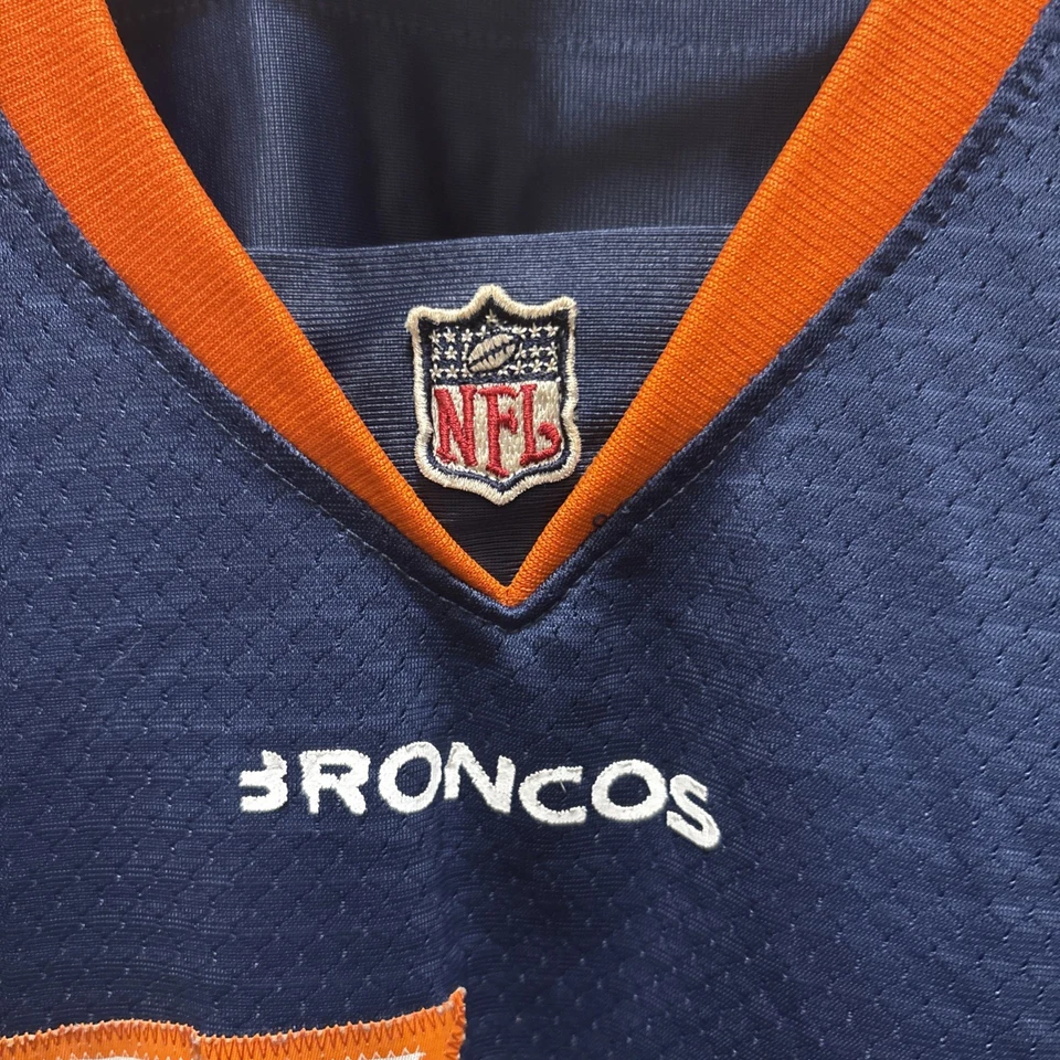 Camiseta Vintage Terrell Davis Denver Broncos Reebok Throwbacks 1998 2XL Casa - Imagem 3 de 4