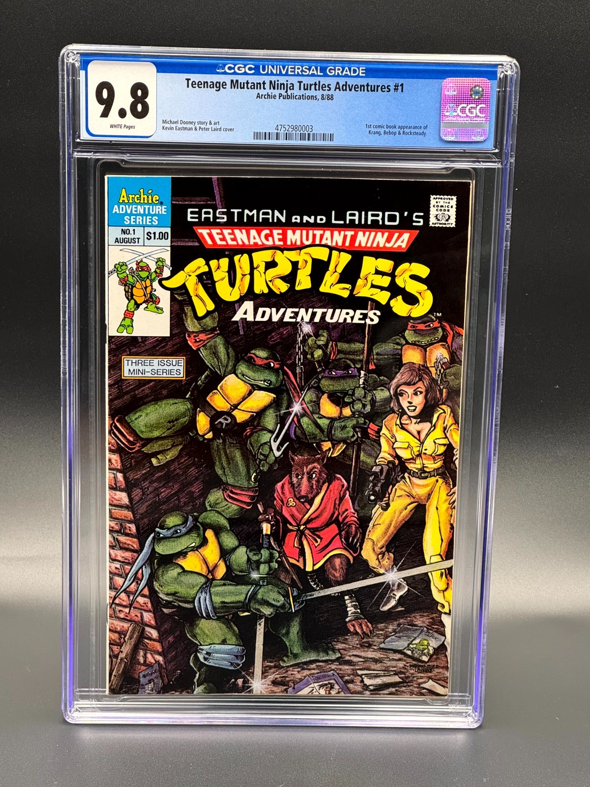アメコミリーフ　TMNT: Alpha CGC 9.8 アメコミリーフ TMNT: Alpha CGC 9.8 Teenage Mutant Ninja Turtles