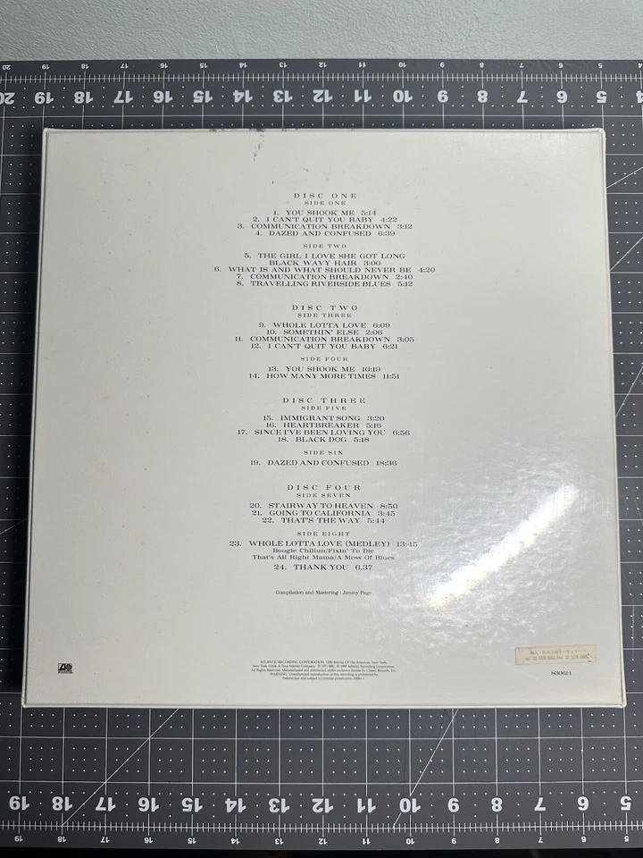 LED ZEPPELIN BBC Sessions 4LP Record Box Set MINT BRAND NEW SEALED! - Image 2 of 4