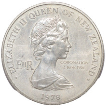 Nouvelle-Zélande - Elizabeth II (1952-2022), 1 Dollar, 1978