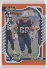 2022 Panini Absolute Rookies Spectrum Orange 51/75 Cole Strange #165 0c7w