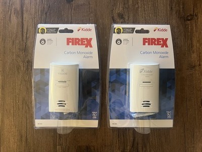 NEW (2) Carbon Monoxide Alarm AC Powered, Plug-In with Battery BackupKN-COB-DP2
